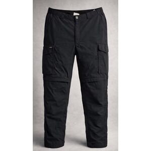 Columbia Mens Cargo Pants 38x32 Convertible Zip Off Hiking Outdoor Black